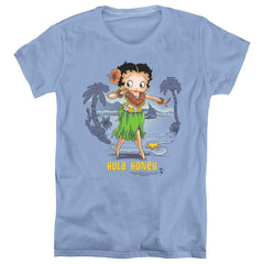 Betty Boop Hula Honey Women's 18/1 Cotton Short-Sleeve T-Shirt