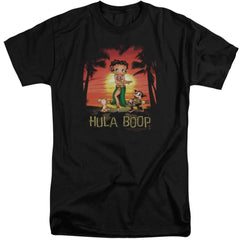 Betty Boop Hulaboop Men's 18/1 Tall Cotton Short-Sleeve T-Shirt