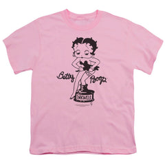 Betty Boop Inkwell Youth 18/1 100% Cotton Short-Sleeve T-Shirt