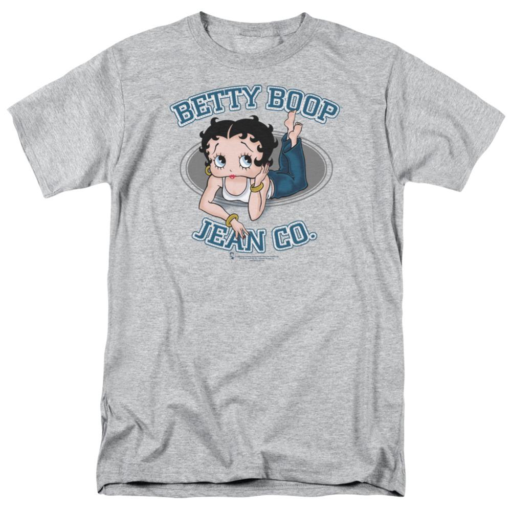 Betty Boop Jean Co Men's 18/1 Cotton Short-Sleeve T-Shirt