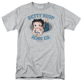 Betty Boop Jean Co Men's 18/1 Cotton Short-Sleeve T-Shirt