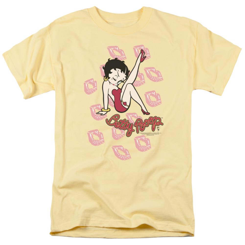 Betty Boop Kisses Men's 18/1 Cotton Short-Sleeve T-Shirt
