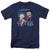 Betty Boop Moonlight Men's 18/1 Cotton Short-Sleeve T-Shirt