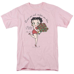 Betty Boop Mother Is Sweet Men's 18/1 Cotton Short-Sleeve T-Shirt