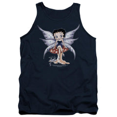 Betty Boop Mushroom Fairy Men's 18/1 Cotton Tank Top