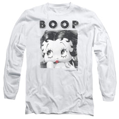 Betty Boop Not Fade Away Men's 18/1 Cotton Long-Sleeve T-Shirt