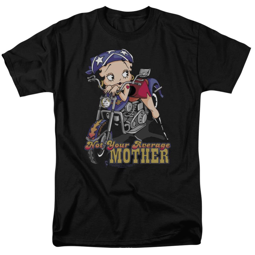 Betty Boop Not Your Average Mother Men's 18/1 Cotton Short-Sleeve T-Shirt