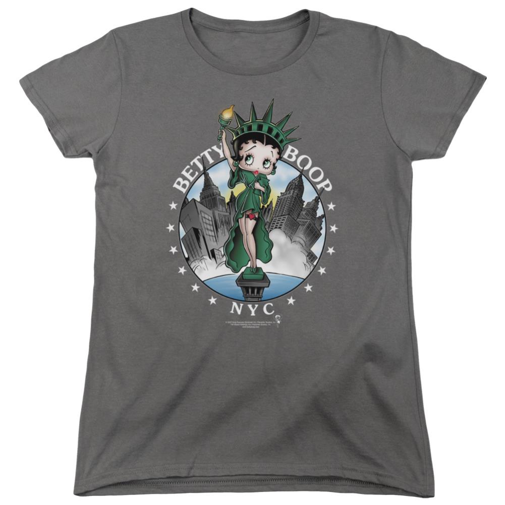 Betty Boop Nyc Women's 18/1 Cotton Short-Sleeve T-Shirt