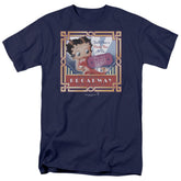 Betty Boop On Broadway Men's 18/1 Cotton Short-Sleeve T-Shirt