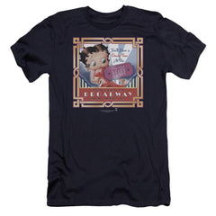 Betty Boop On Broadway Men's Ultra-Soft 30/1 Cotton Slim Short-Sleeve T-Shirt