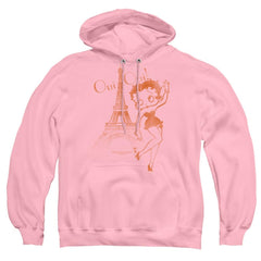 Betty Boop Oui Oui Men's Pull-Over 75 25 Poly Hoodie