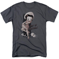 Betty Boop Out Of Control Men's 18/1 Cotton Short-Sleeve T-Shirt