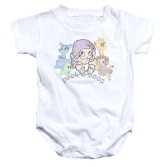 Betty Boop Peek A Boo Infant's Cotton SS Snapsuit