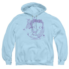 Betty Boop Perfect Kiss Men's Pull-Over 75 25 Poly Hoodie