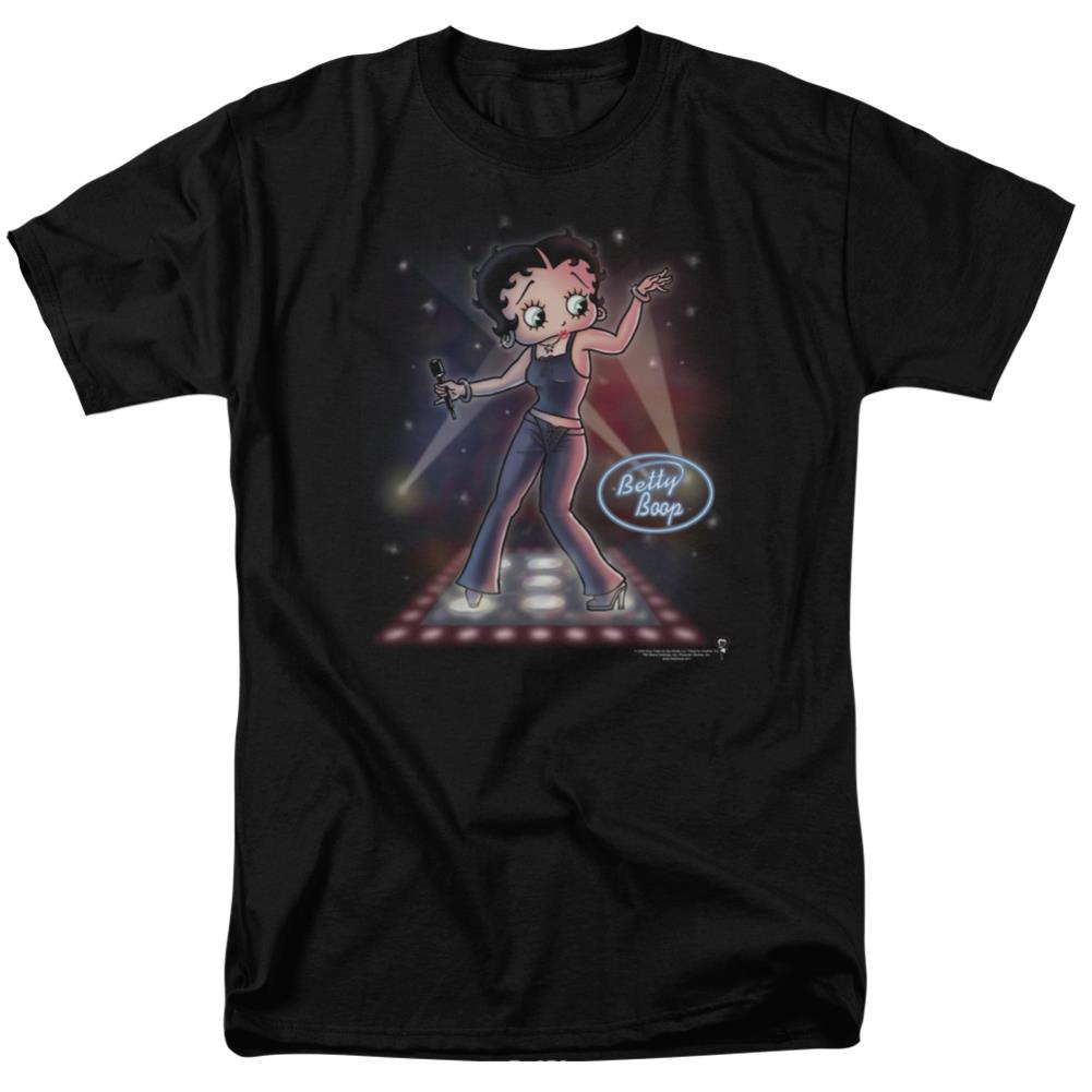 Betty Boop Pop Star Men's 18/1 Cotton Short-Sleeve T-Shirt