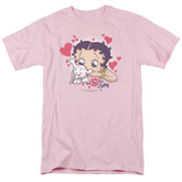 Betty Boop Puppy Love Men's 18/1 Cotton Short-Sleeve T-Shirt