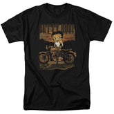 Betty Boop Rebel Rider Men's 18/1 Cotton Short-Sleeve T-Shirt