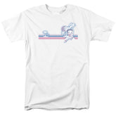 Betty Boop Reto Surf Band Men's 18/1 Cotton Short-Sleeve T-Shirt