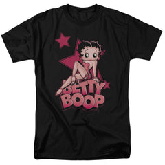 Betty Boop Sexy Star Men's 18/1 Cotton Short-Sleeve T-Shirt