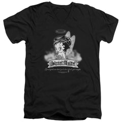 Betty Boop Street Angel Men's 30/1 Cotton Slim V-Neck T-Shirt