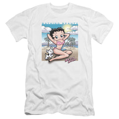 Betty Boop Sunny Boop Men's Ultra-Soft 30/1 Cotton Slim Short-Sleeve T-Shirt