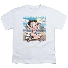 Betty Boop Sunny Boop Youth 18/1 100% Cotton Short-Sleeve T-Shirt