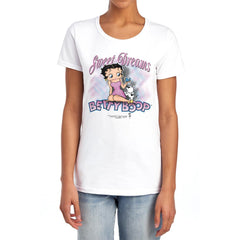 Betty Boop Sweet Dreams Women's 18/1 Cotton Short-Sleeve T-Shirt