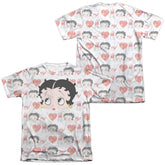 Betty Boop Symbol Sub (Front/Back Print) Men's Regular Fit Poly Cotton Short-Sleeve T-Shirt