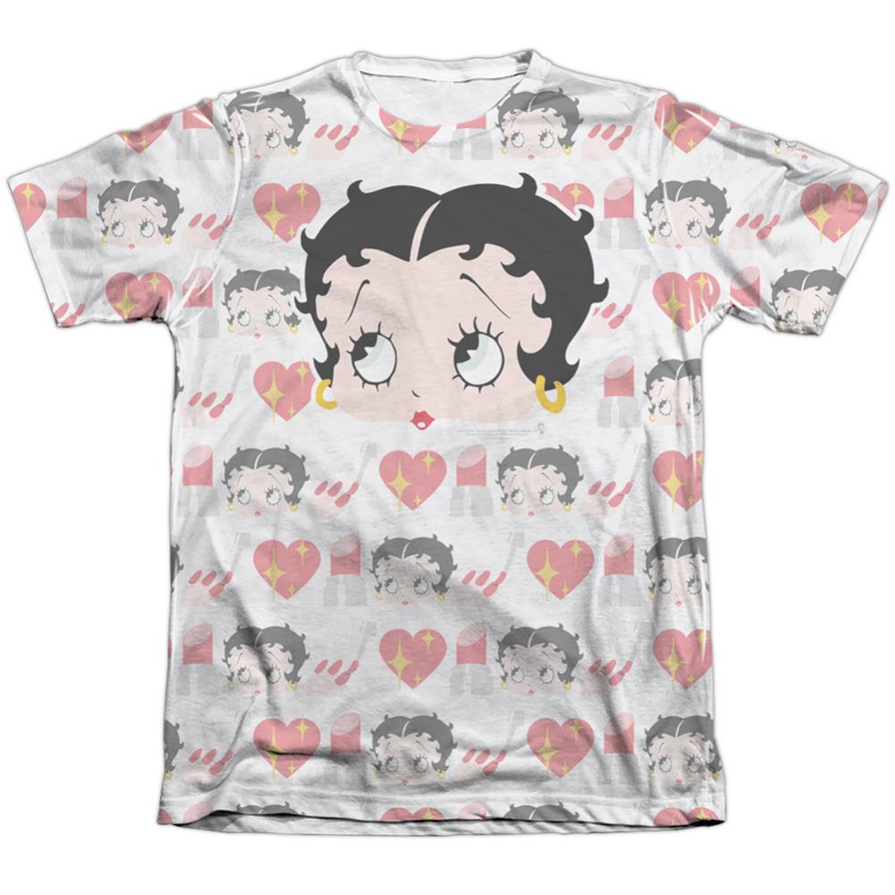 Betty Boop Symbol Sub Men's Regular Fit Poly Cotton Short-Sleeve T-Shirt