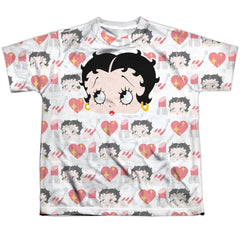 Betty Boop Symbol Sub Youth Regular Fit Poly Short-Sleeve T-Shirt