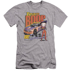 Betty Boop Team Boop Men's Ultra-Soft 30/1 Cotton Slim Short-Sleeve T-Shirt