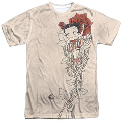 Betty Boop Thorn Boop Men's Regular Fit Polyester Short-Sleeve T-Shirt
