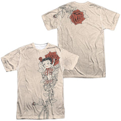 Betty Boop Thorn Boop Men's Regular Fit Polyester Short-Sleeve T-Shirt