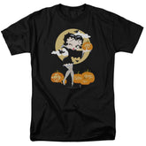 Betty Boop Vamp Pumkins Men's 18/1 Cotton Short-Sleeve T-Shirt