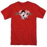 Betty Boop Vintage Cutie Pup Men's 18/1 Cotton Short-Sleeve T-Shirt