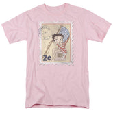 Betty Boop Vintage Stamp Men's 18/1 Cotton Short-Sleeve T-Shirt