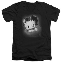 Betty Boop Vintage Star Men's 30/1 Cotton Slim V-Neck T-Shirt