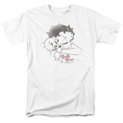 Betty Boop Vintage Wink Men's 18/1 Cotton Short-Sleeve T-Shirt