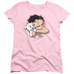 Betty Boop Wink Wink Women's 18/1 Cotton Short-Sleeve T-Shirt