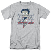 Betty Boop Zombie Pinup Men's 18/1 Cotton Short-Sleeve T-Shirt