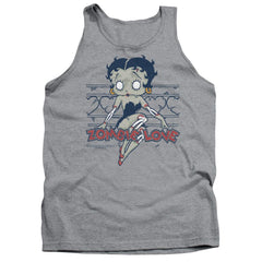 Betty Boop Zombie Pinup Men's 18/1 Cotton Tank Top