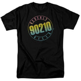 Beverly Hills 90210 Color Blend Logo Men's 18/1 Cotton Short-Sleeve T-Shirt