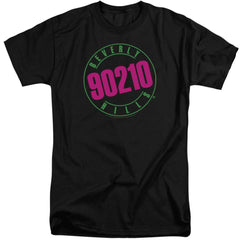 Beverly Hills 90210 Neon Men's 18/1 Tall Cotton Short-Sleeve T-Shirt