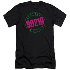 Beverly Hills 90210 Neon Men's Ultra-Soft 30/1 Cotton Slim Short-Sleeve T-Shirt