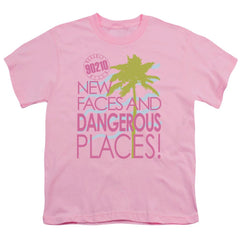 Beverly Hills 90210 Tagline Youth 18/1 100% Cotton Short-Sleeve T-Shirt