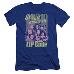 Beverly Hills 90210 Zip Code Men's Ultra-Soft 30/1 Cotton Slim Short-Sleeve T-Shirt