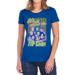 Beverly Hills 90210 Zip Code Women's 18/1 Cotton Short-Sleeve T-Shirt