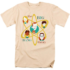 Big Bang Theory Atomic Friends Men's 18/1 Cotton Short-Sleeve T-Shirt