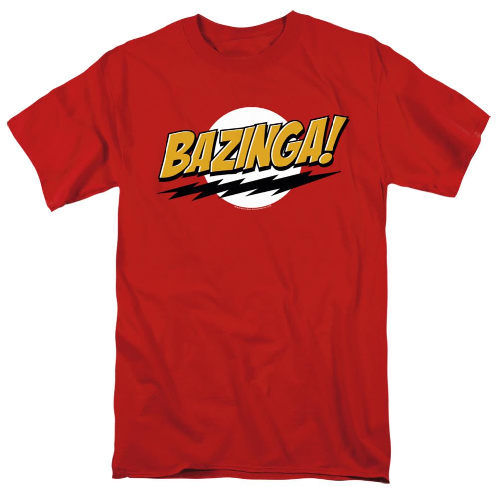 Big Bang Theory Bazinga Men's 18/1 Cotton Short-Sleeve T-Shirt