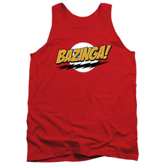 Big Bang Theory Bazinga Men's 18/1 Cotton Tank Top